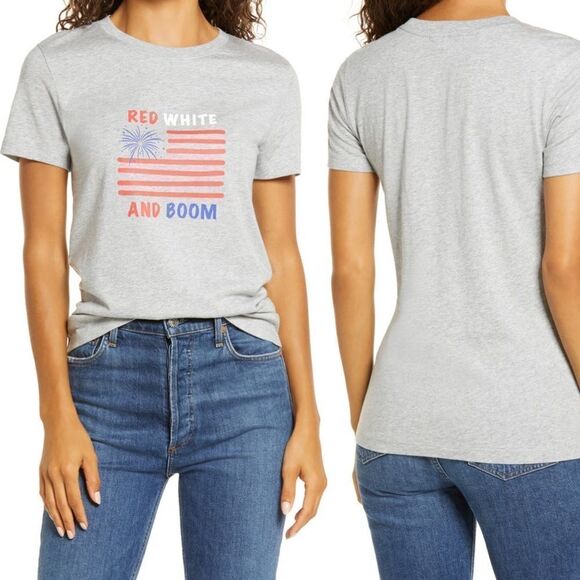 Red White and Boom Graphic Tee - Picture 3 of 3